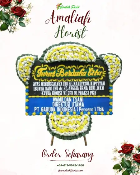 Papan Bunga Duka Pantai Sederhana